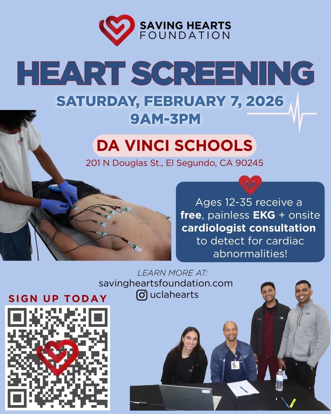 Saving Hearts Foundation Community Heart Screening
