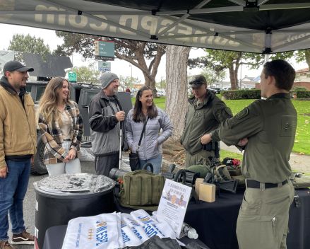 Officers with the Community