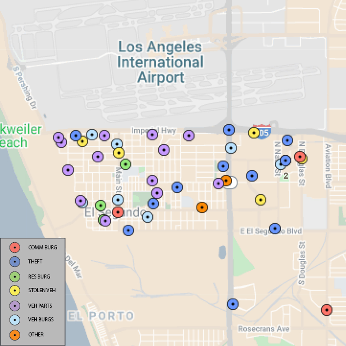 January 2021 Monthly Crimes